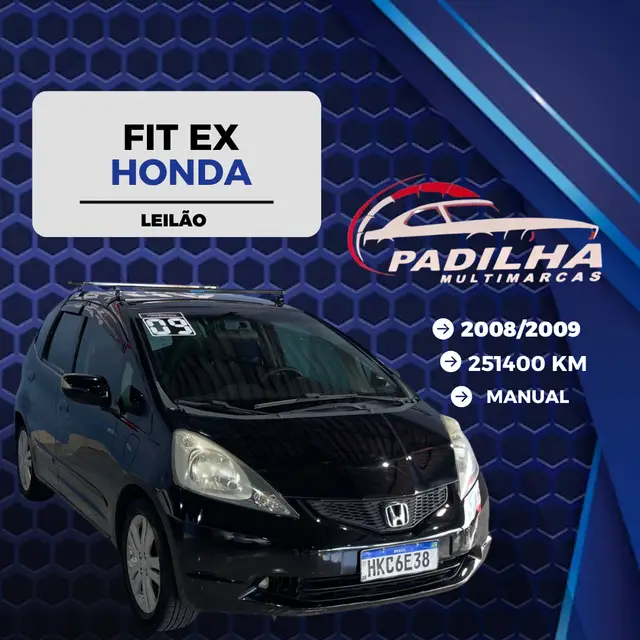 Carro Honda Fit 2009 New  EX 1.5 16V (flex)
