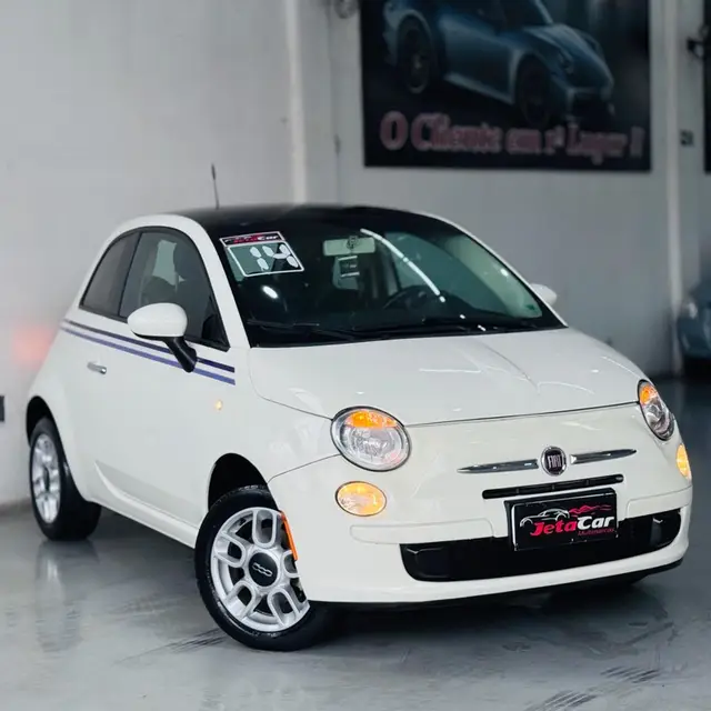Carro Fiat 500 2014 Cult Dualogic 1.4 Evo (Flex)