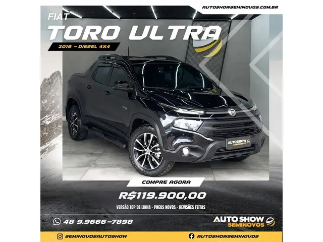Carro Fiat Toro 2020 Ultra 2.0 16V 4x4 Diesel Aut.