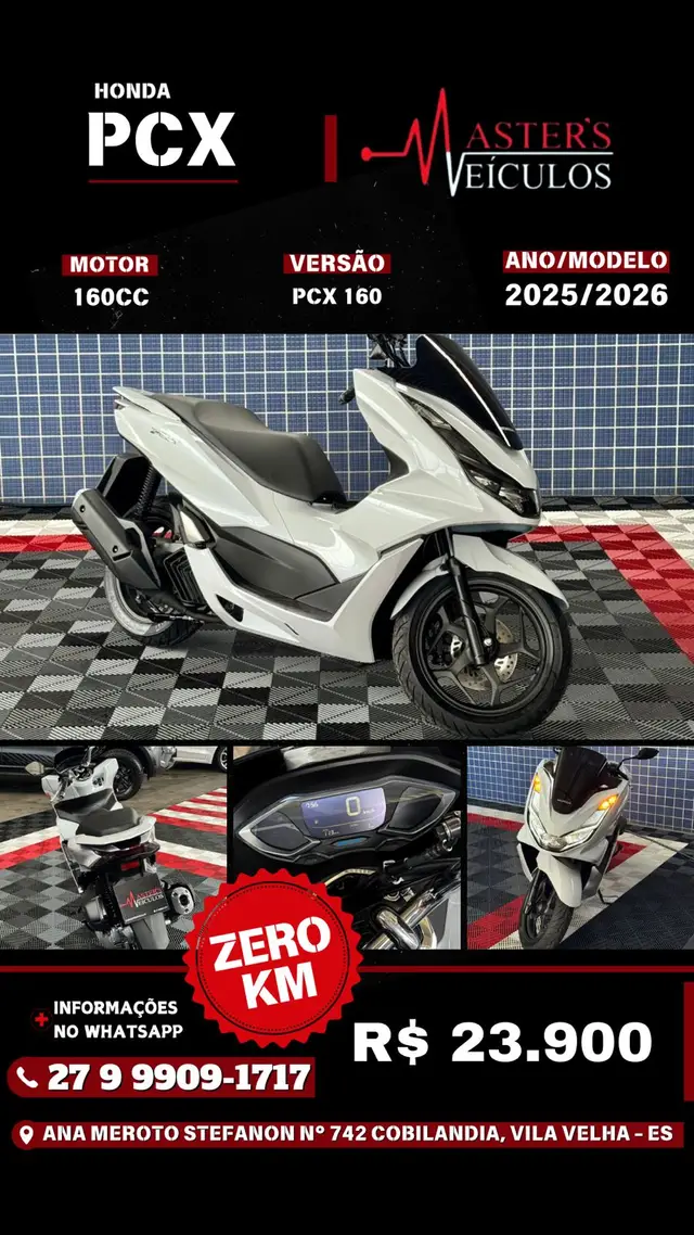 Moto Honda PCX 160 2026 CBS