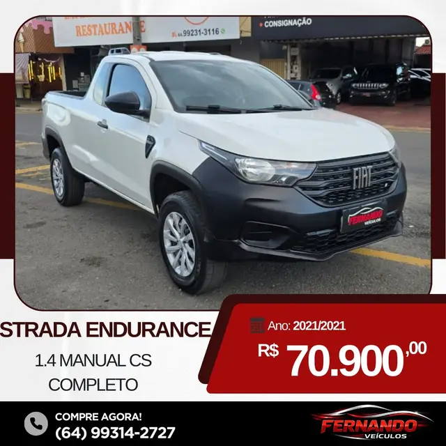 Carro Fiat Strada 2021 Endurance 1.4 CS (Flex)