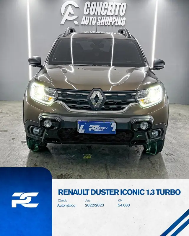 Carro Renault Duster 2023 Iconic 1.3 Turbo (Flex) (Aut.)