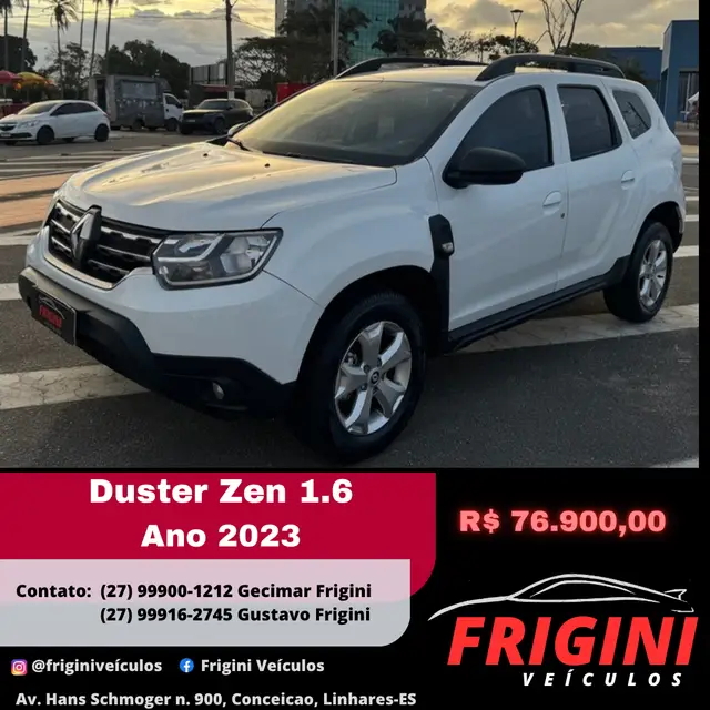 Carro Renault Duster 2023 Zen 1.6 16V (Flex)
