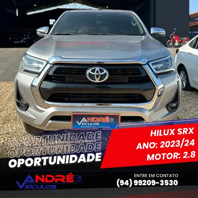 Carro Toyota Hilux Cabine Dupla 2024 SRX 4x4 2.8 Diesel