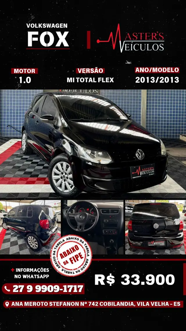 Carro Volkswagen Fox 2013 1.0 VHT (Flex) 2p