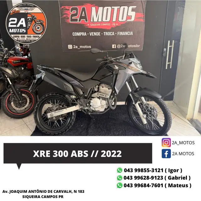 Moto Honda XRE 300 2022 (ABS) (Flex)