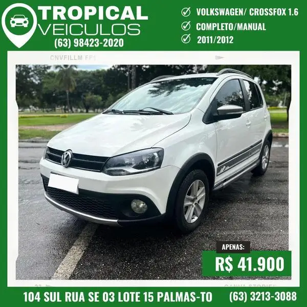 Carro Volkswagen CrossFox 2012 1.6 VHT (Flex)