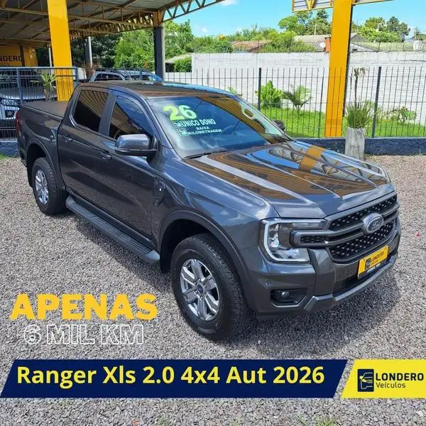 Carro Ford Ranger Cabine Dupla 2026 Black 2.0 Turbodiesel 4x2 (Aut.)