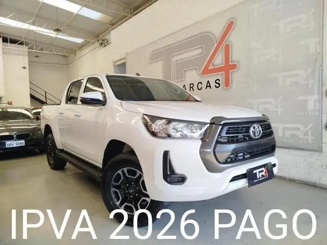 Carro Toyota Hilux Cabine Dupla 2021 STD Power Pack 2.8 TDI CD 4x4