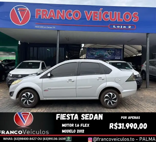 Carro Ford Fiesta Sedan 2012 1.6 (Flex)
