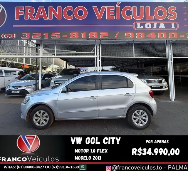 Carro Volkswagen Gol 2013 1.0 8V (G4)(Flex)2p