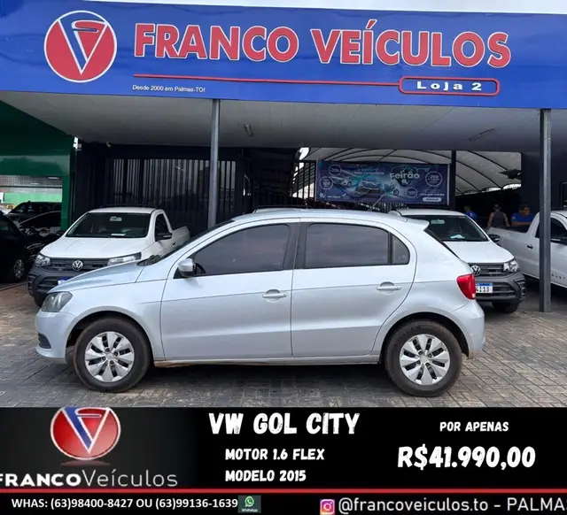 Carro Volkswagen Gol 2015 1.6 VHT City (Flex) 4p