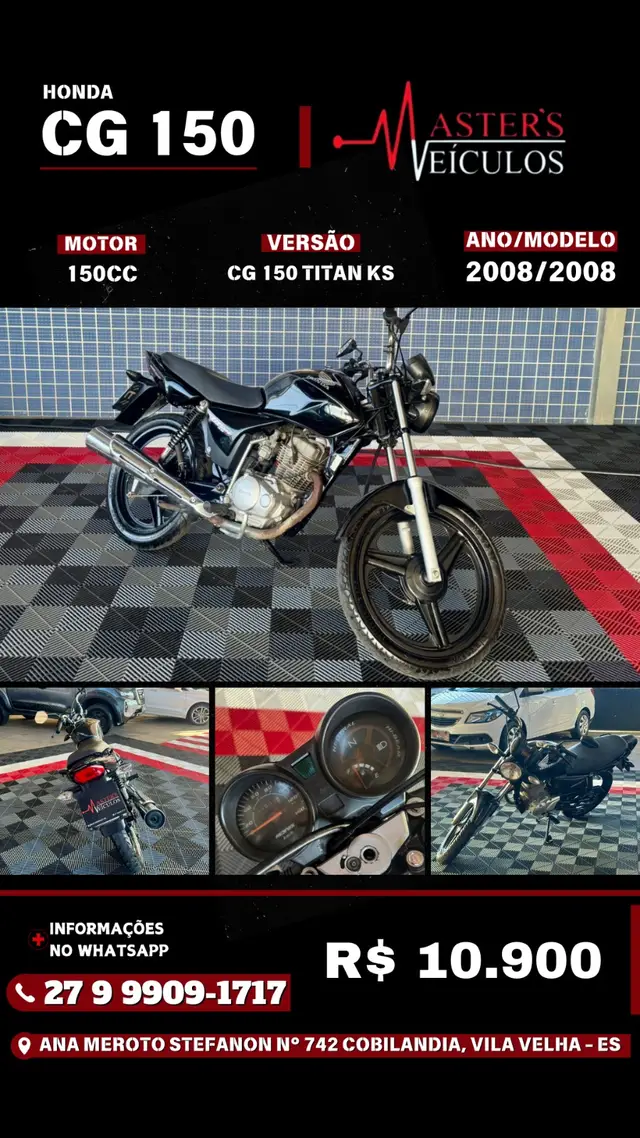 Moto Honda CG 150 2008 Titan KS