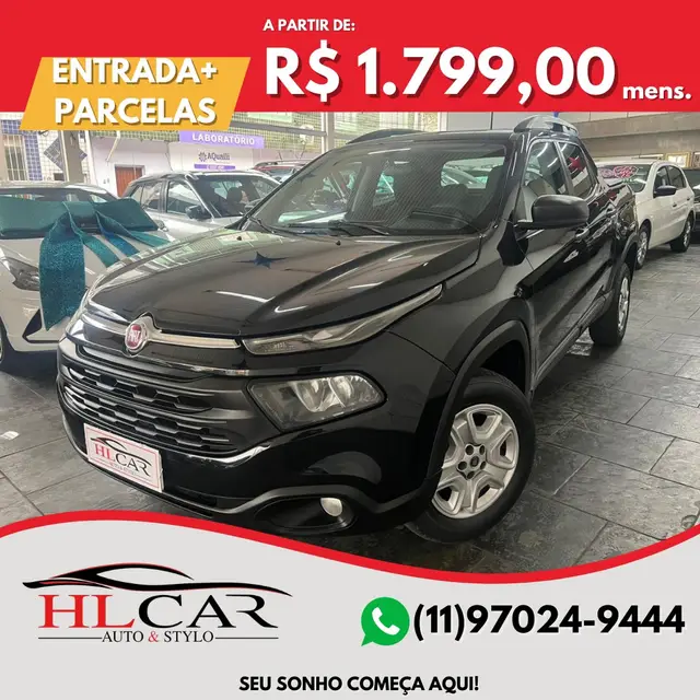 Carro Fiat Toro 2019 Freedom 1.8 AT6 4x2 (Flex)