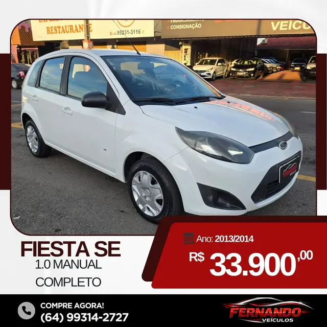 Carro Ford Fiesta Hatch 2014 S Rocam 1.0 (Flex)