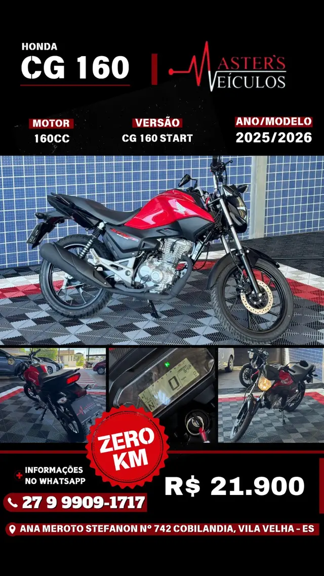 Moto Honda CG 160 2026 Start