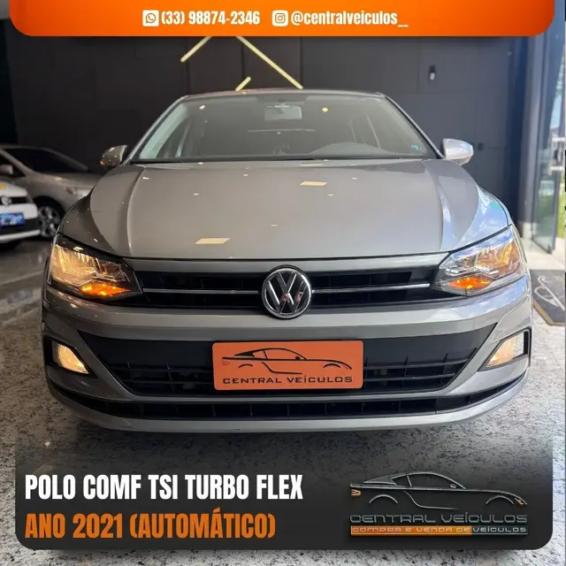 Carro Volkswagen Polo 2021 1.0 200 TSI Comfortline (Aut) (Flex)