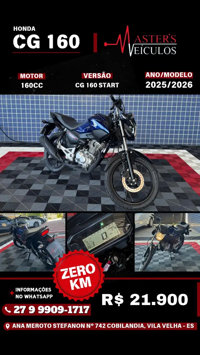 Moto Honda CG 160 2026 Start