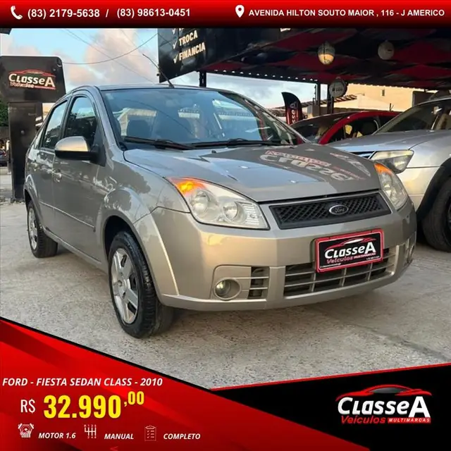 Carro Ford Fiesta Sedan 2010 1.6 (Flex)