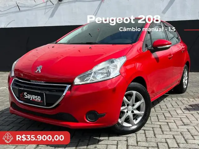 Carro Peugeot 208 2015 Active 1.5 8V (Flex)