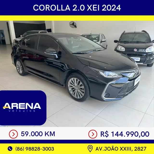 Carro Toyota Corolla 2024 XEi 2.0
