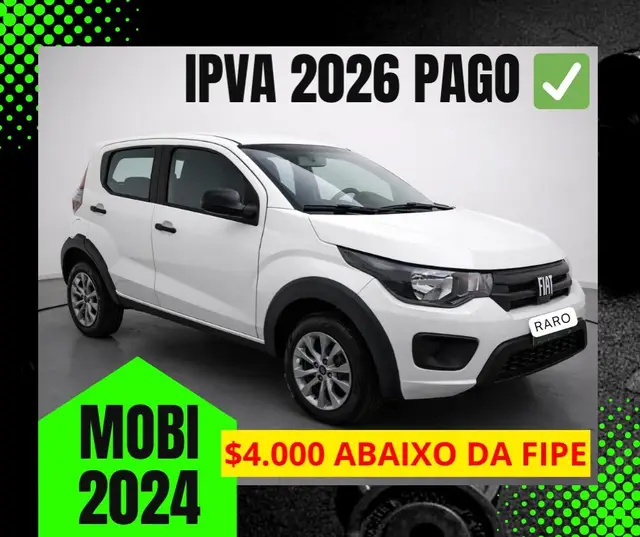 Carro Fiat Mobi 2024 Like 1.0