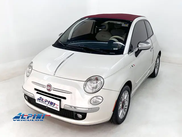 Carro Fiat 500 2014 Lounge Air 1.4/ 1.4 Flex 16V Aut.