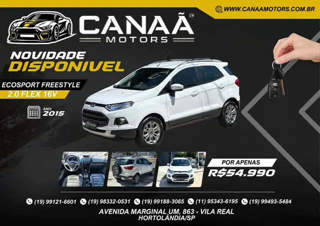 Carro Ford EcoSport 2015 Ecosport Freestyle Powershift 2.0 16V (Flex)