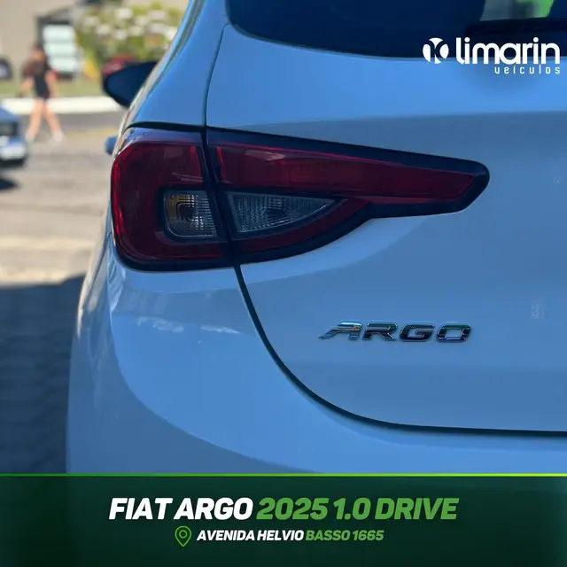 Carro Fiat Argo 2025 Drive 1.0
