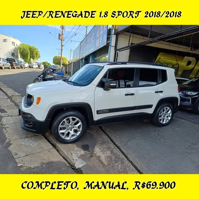 Carro Jeep Renegade 2018 Sport 1.8 4x2 (Flex)