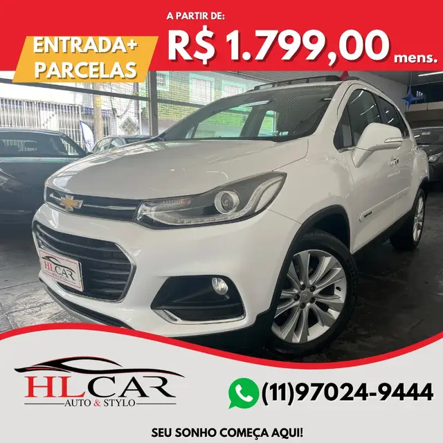Carro Chevrolet Tracker 2019 Premier 1.4 Turbo (Aut) (Flex)