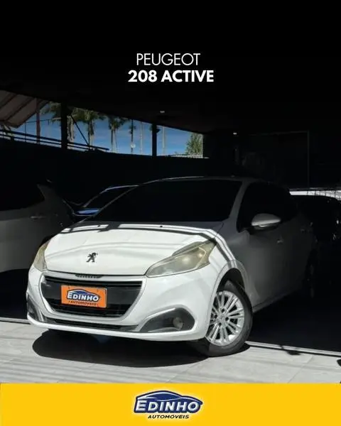 Carro Peugeot 208 2017 Active 1.2 12V (Flex)