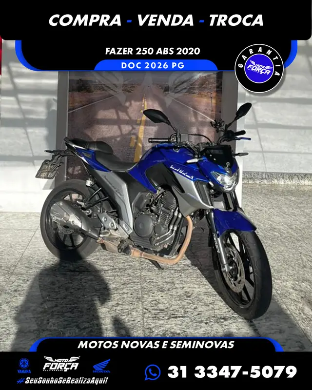 Moto Yamaha Fazer FZ25 2020 Flex