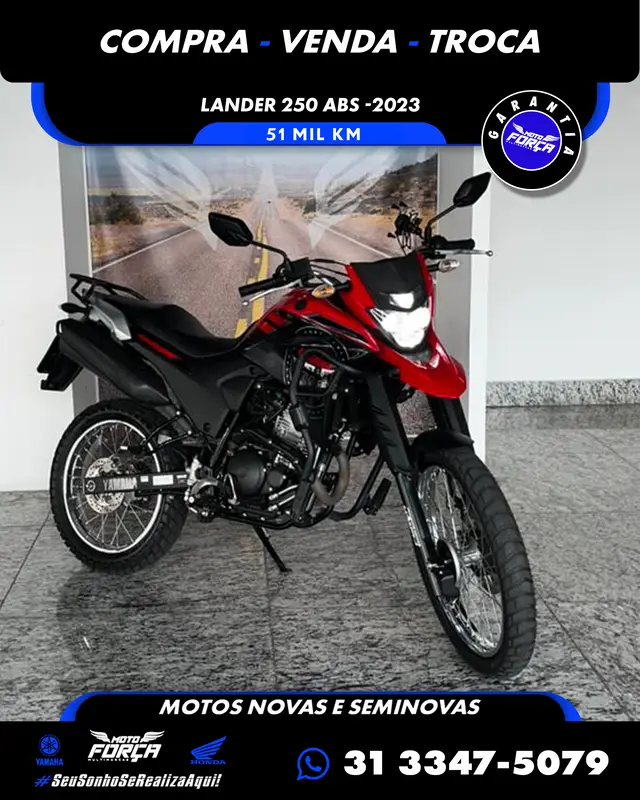 Moto Yamaha XTZ 250 Lander 2023 ABS