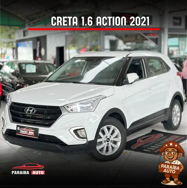 Carro Hyundai Creta 2021 Action 1.6 (Aut) (Flex)