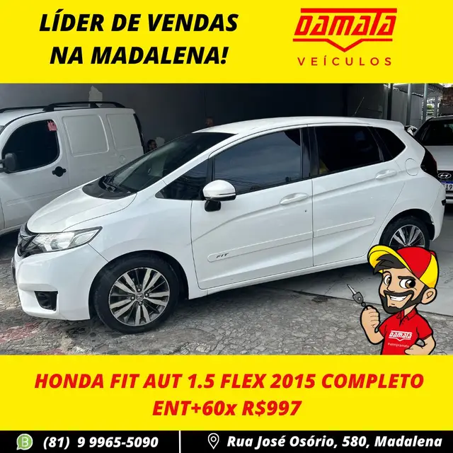 Carro Honda Fit 2015 1.5 16v EXL CVT (Flex)