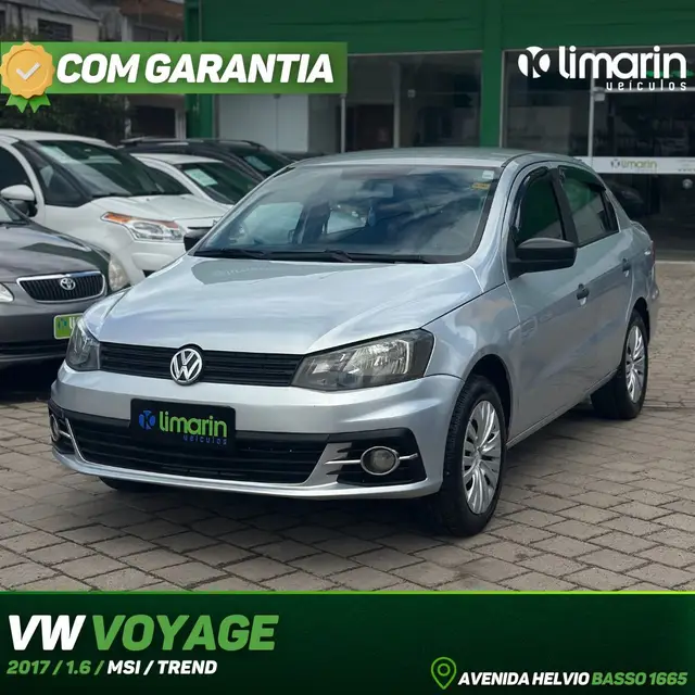 Carro Volkswagen Voyage 2017 1.6 Trendline (Flex)