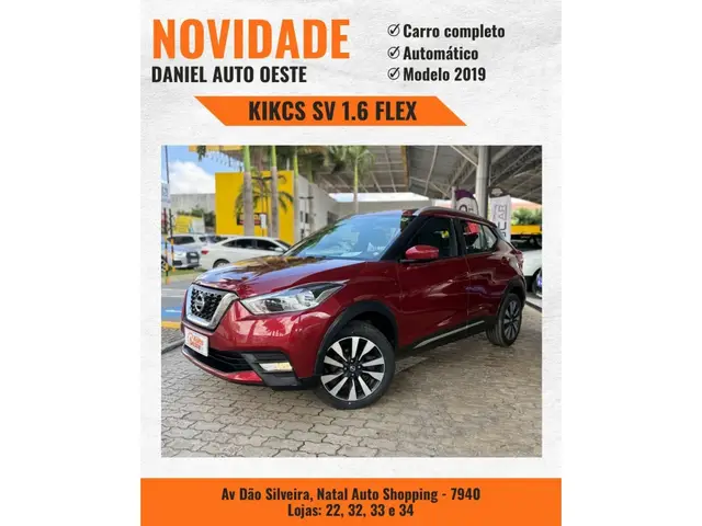 Carro Nissan Kicks 2019 1.6 SV CVT (Flex)