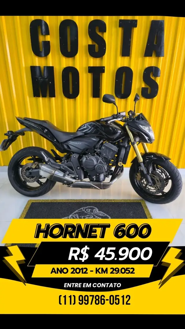 Moto Honda CB 600F 2012 Hornet (ABS)