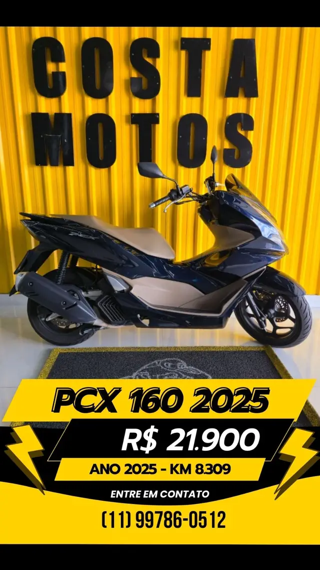 Moto Honda PCX 160 2025 DLX ABS