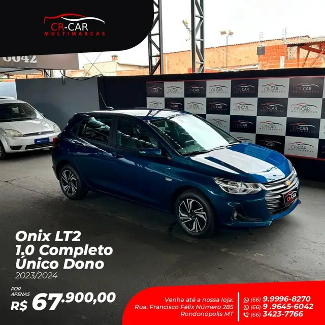 Carro Chevrolet Onix 2024 LT 1.0