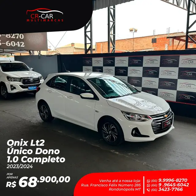 Carro Chevrolet Onix 2024 LT 1.0