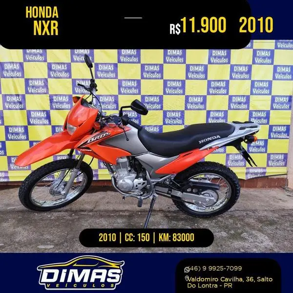 Moto Honda NXR 150 2010 Bros ES