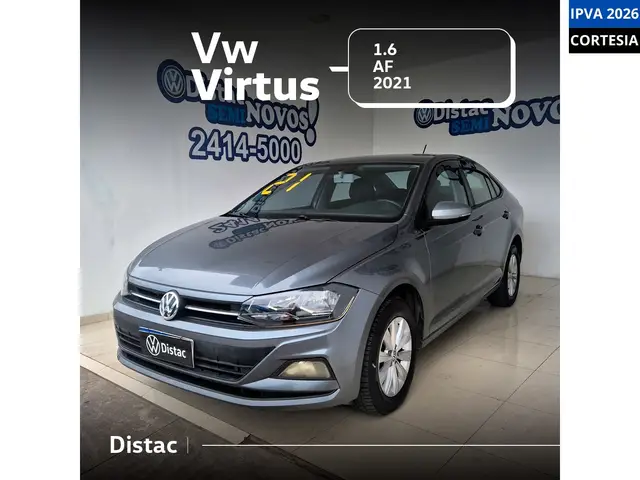 Carro Volkswagen Virtus 2021 1.6 MSI (Flex) (Aut)