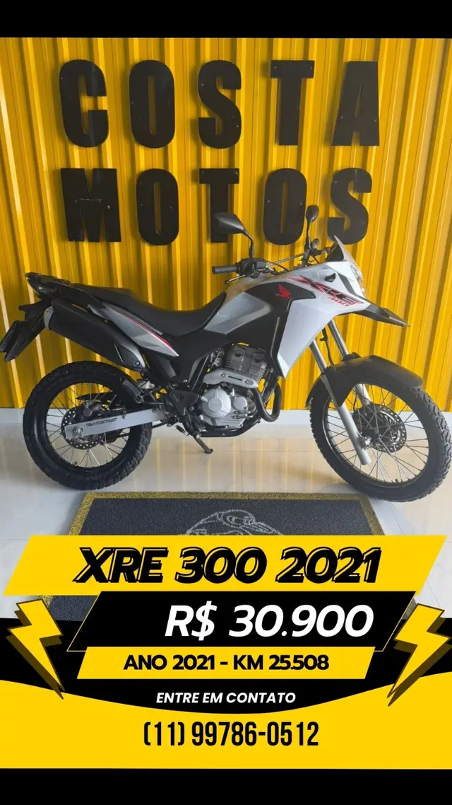 Moto Honda XRE 300 2021 (ABS) (Flex)