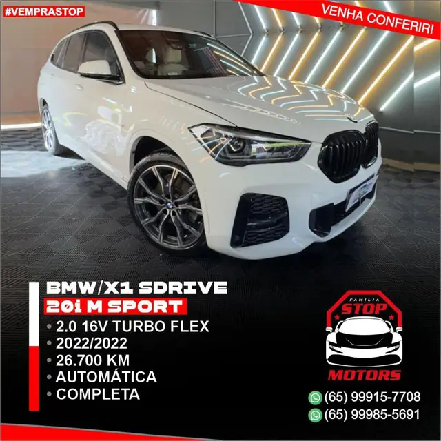 Carro BMW X1 2022 SDRIVE 20i M Sport 2.0 TB Flex Aut.