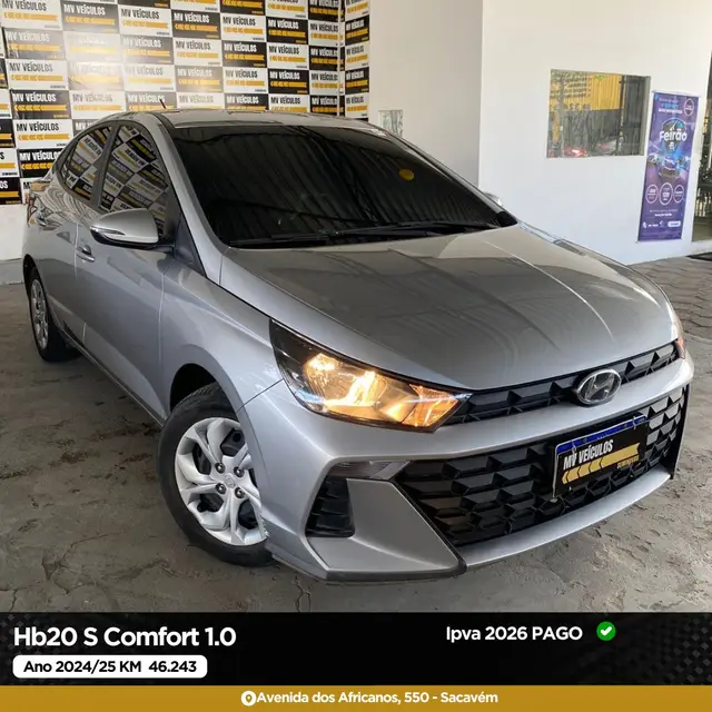 Carro Hyundai HB20S 2025 Comfort Plus 1.0