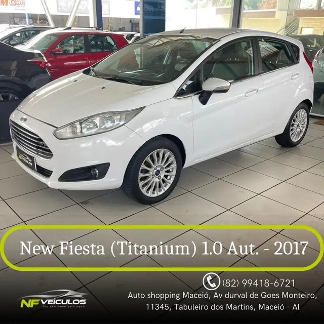 Carro Ford New Fiesta Hatch 2017 New Fiesta Titanium Plus 1.0 EcoBoost PowerShift