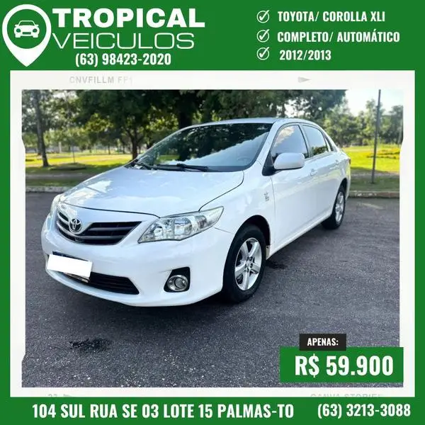 Carro Toyota Corolla 2013 Sedan 1.8 Dual VVT-i  XLI (aut) (flex)