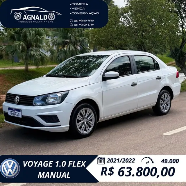 Carro Volkswagen Voyage 2022 1.0 MPI (Flex)